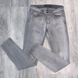 J Brand Borderline Skinny Leg Crop Jeans In Grey🖤